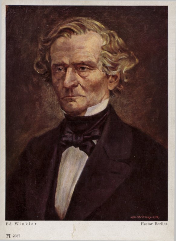 Hector Berlioz, francuski kompozytor romantyczny (1803-1869) autorstwa English School
