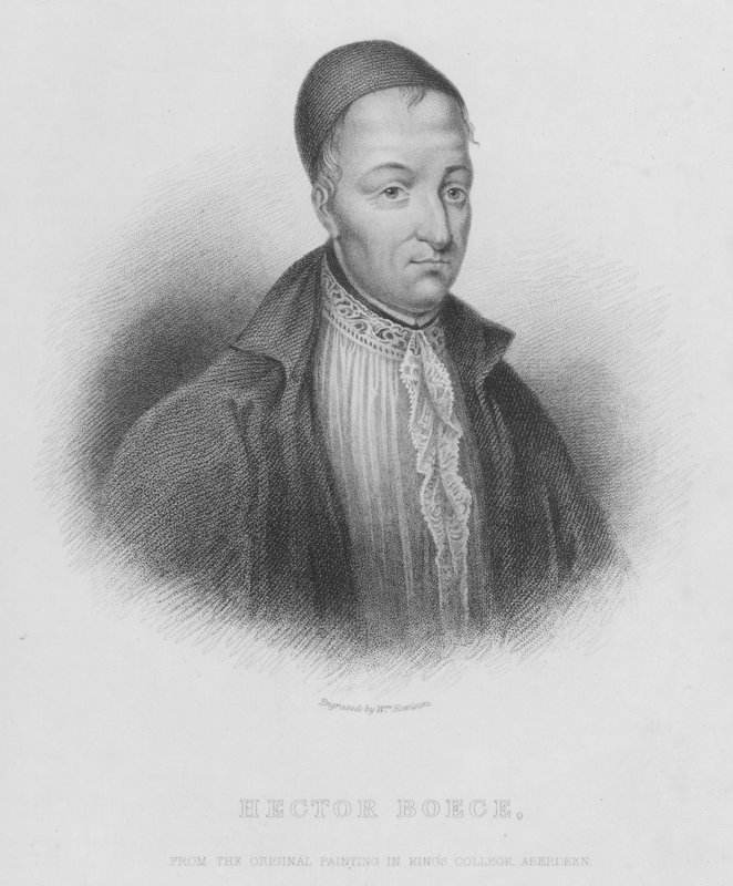 Hector Boece (rycina) autorstwa English School