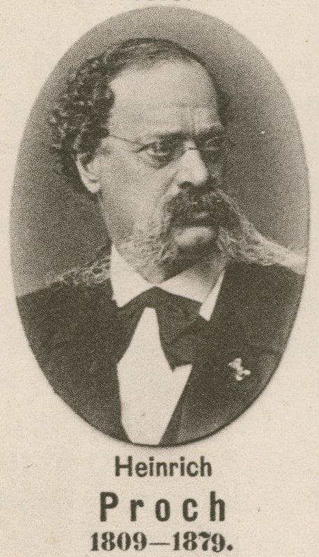 Heinrich Proch (grawerunek) autorstwa English School