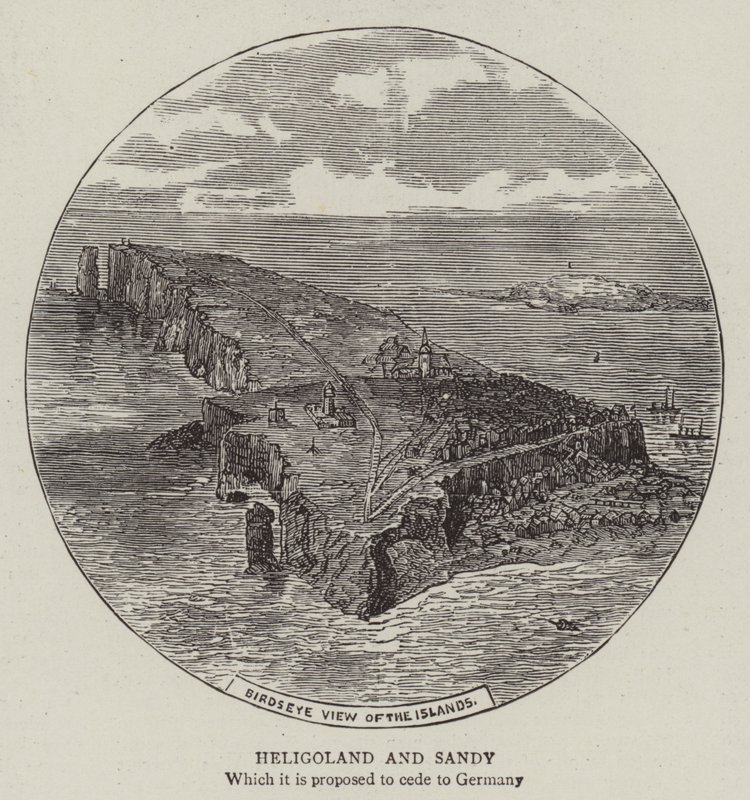 Helgoland i Sandy (grawerowanie) autorstwa English School
