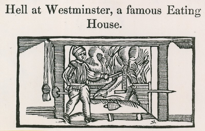 Piekło w Westminster, słynnej jadłodajni autorstwa English School