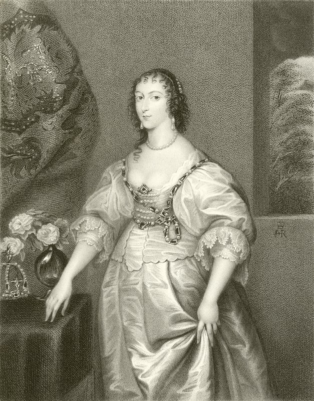 Henrietta Maria autorstwa English School