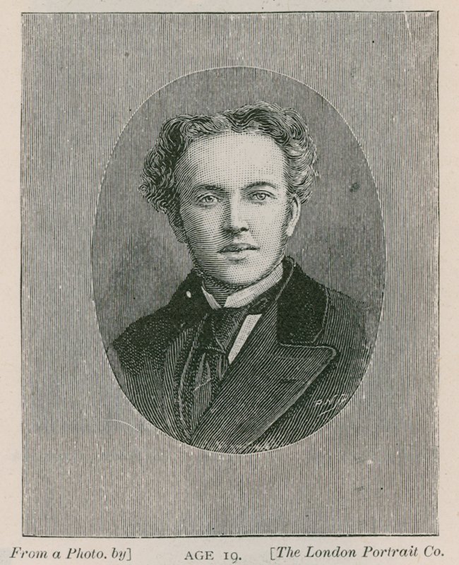 Henry Arthur Jones, dramaturg, lat 19 autorstwa English School