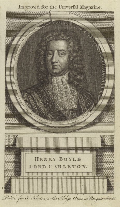 Henry Boyle, Lord Carleton autorstwa English School