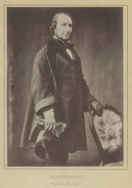 Henry Burnett, Nicholas Nickleby (lito) autorstwa English School