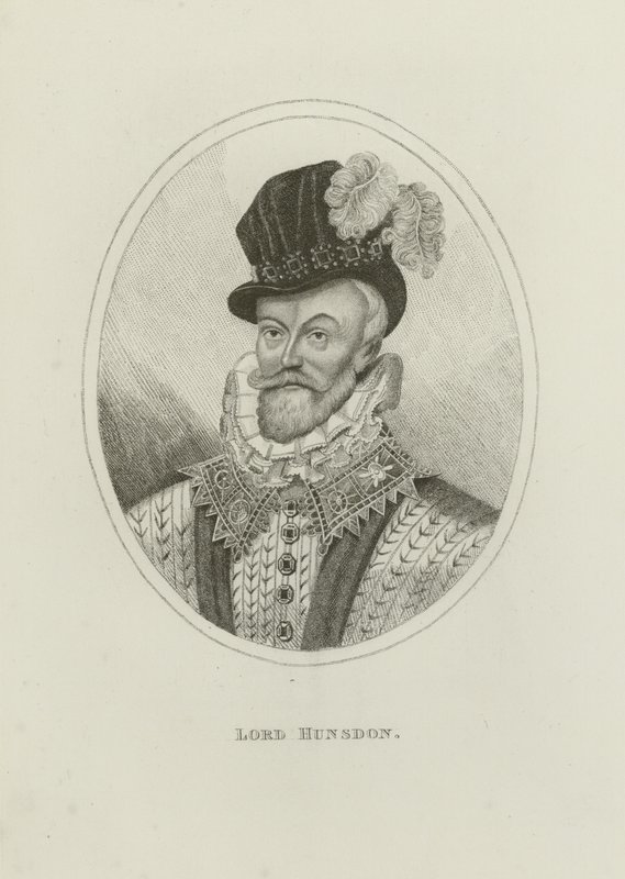 Henry Carey, Lord Hunsdon (grawerowanie) autorstwa English School