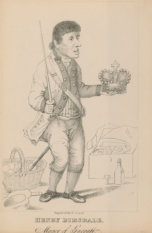 Henry Dimsdale, burmistrz Garratt autorstwa English School