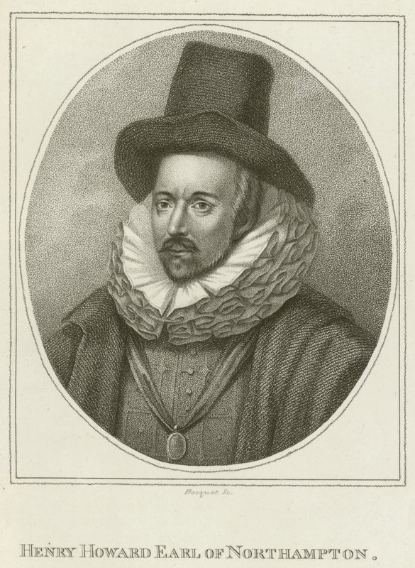 Henry Howard, hrabia Northampton (grawerowanie) autorstwa English School