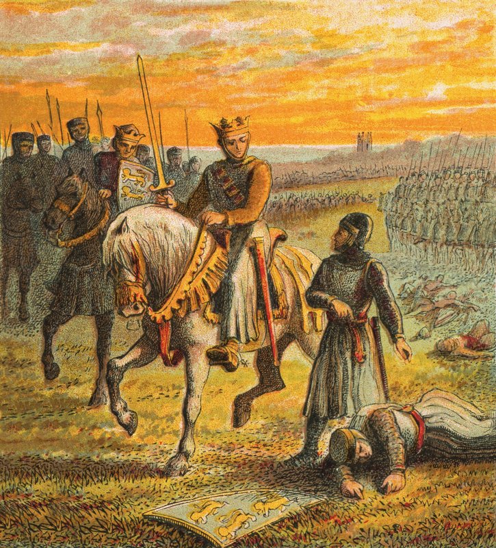 Henryk III i baronowie autorstwa English School