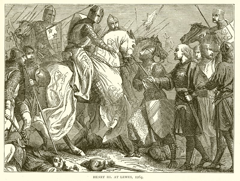 Henryk III w Lewes, 1264 autorstwa English School