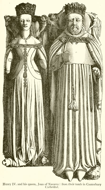 Henryk IV i jego królowa Joanna z Nawarry autorstwa English School