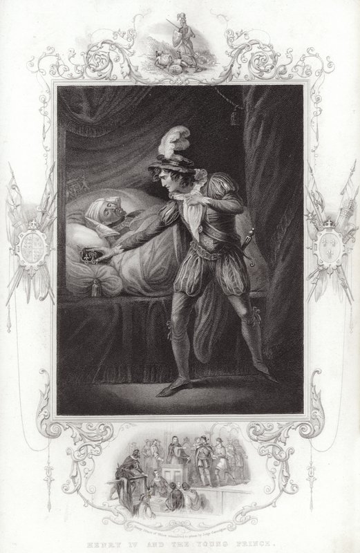 Henryk IV i młody książę autorstwa English School