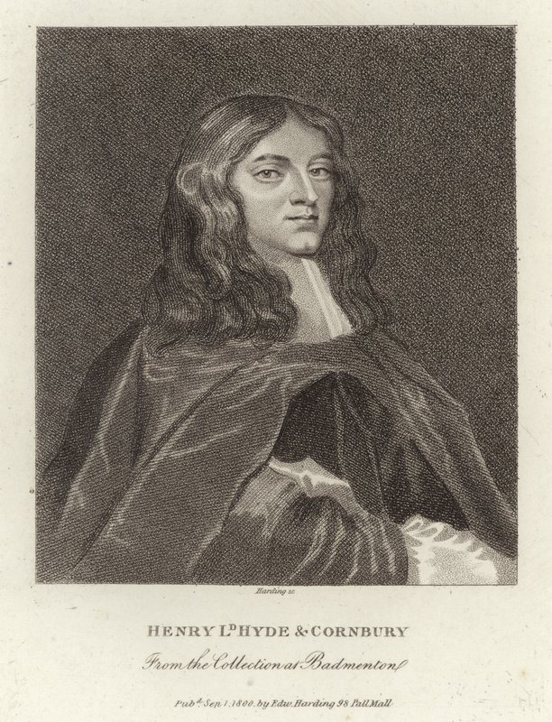 Henry Lord Hyde i Cornbury autorstwa English School