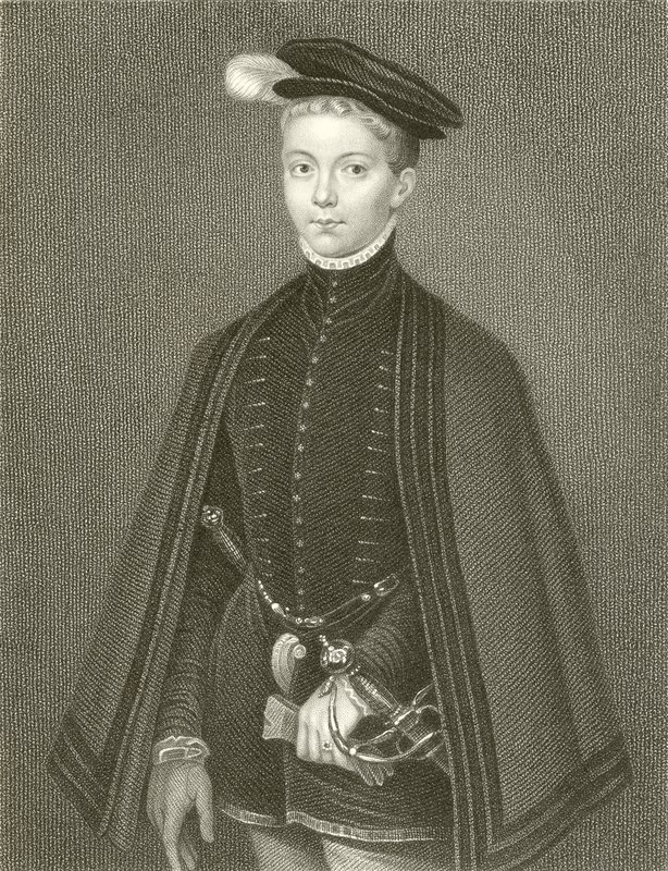 Henry Stuart, Lord Darnley, król Szkocji autorstwa English School