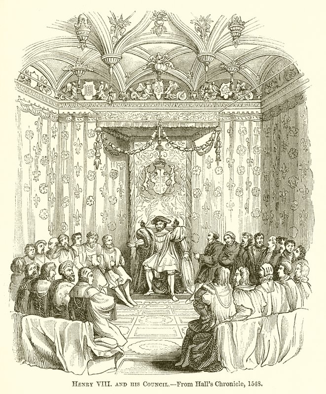 Henryk VIII i jego Rada autorstwa English School