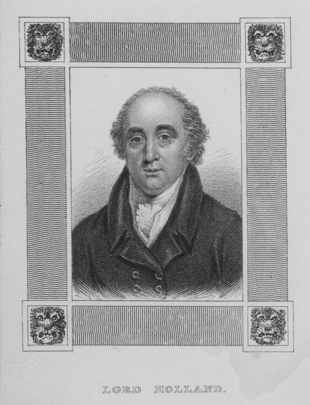 Henry Vassall-Fox, 3. baron Holland, angielski polityk wigów autorstwa English School