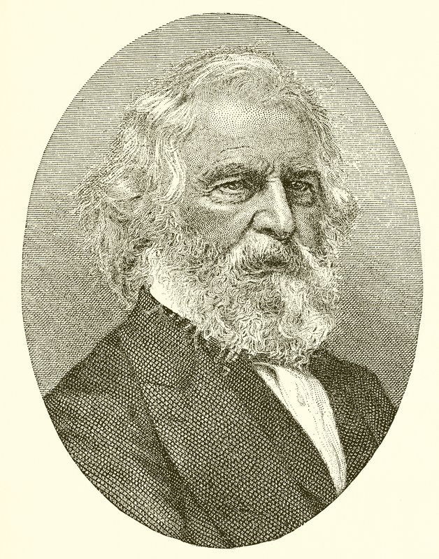 Henry Wadsworth Longfellow autorstwa English School