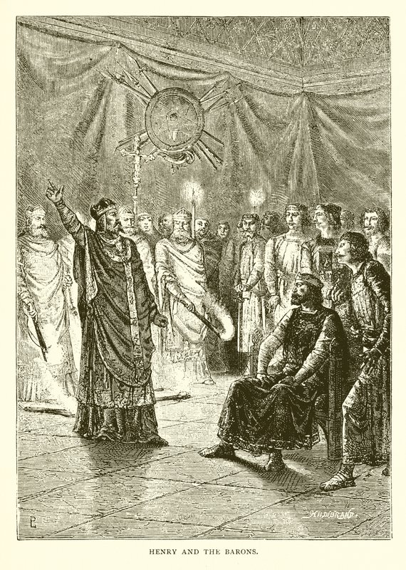 Henryk i baronowie autorstwa English School
