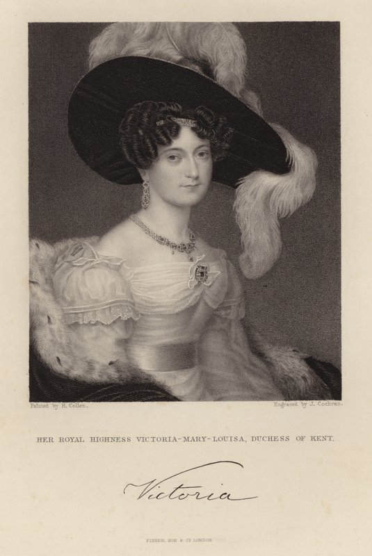 Jej Królewska Wysokość Victoria Mary Louisa autorstwa English School