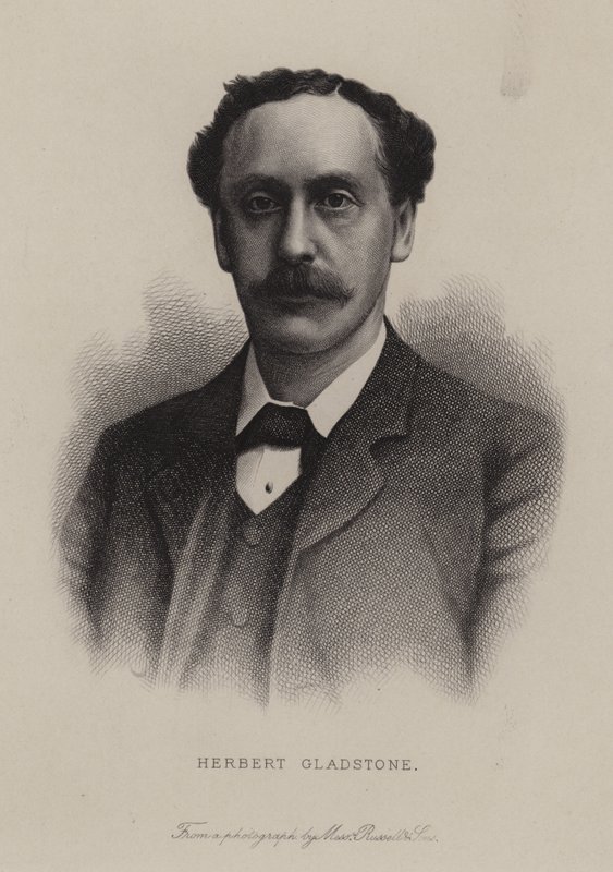 Herbert Gladstone, brytyjski polityk autorstwa English School