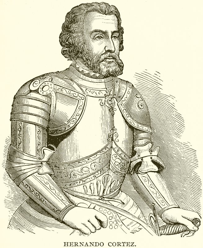 Hernando Cortez autorstwa English School