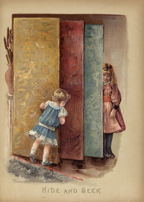 Hide and Seek (chromolitho) autorstwa English School