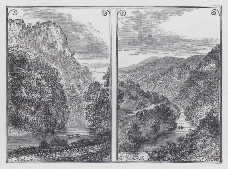 High Tor, Derwent (grawerowanie) autorstwa English School