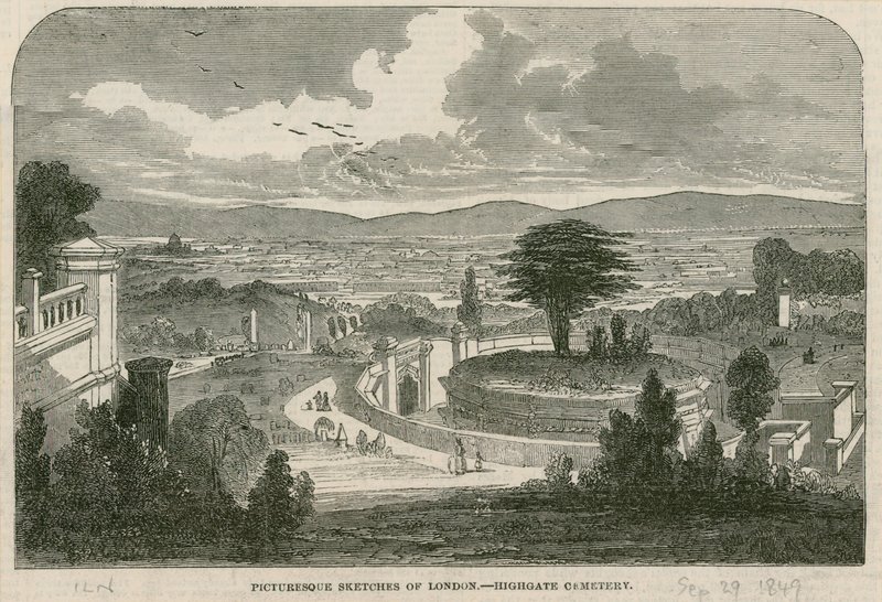Cmentarz Highgate, Londyn autorstwa English School