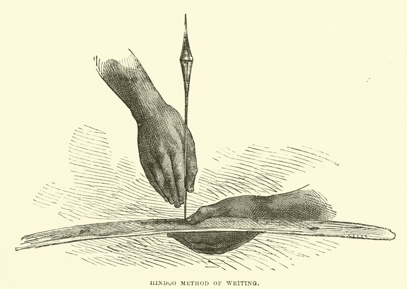 Hinduska metoda pisania autorstwa English School
