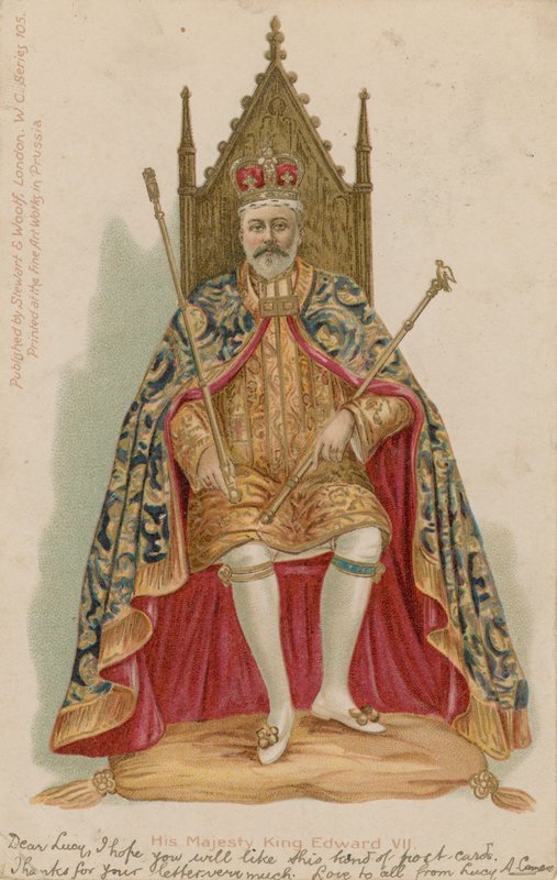 Jego Wysokość Król Edward VII autorstwa English School