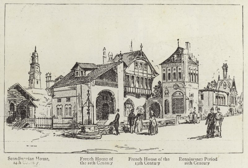 Historia mieszkań ludzkich na wystawie w Paryżu autorstwa English School