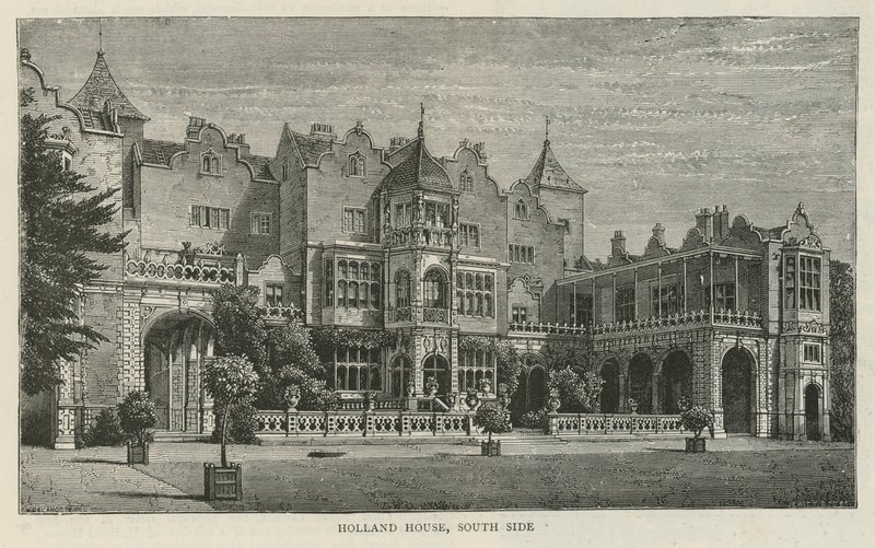 Dom Holland, strona południowa autorstwa English School
