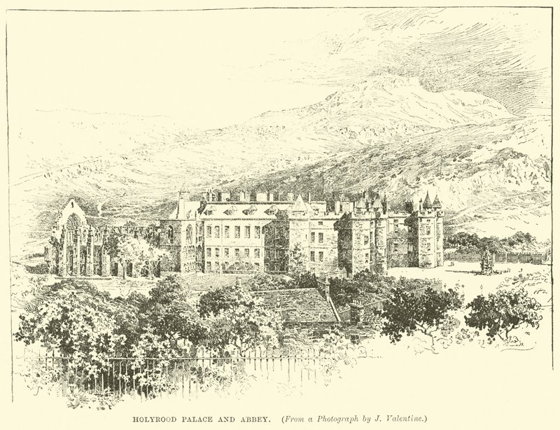 Pałac i opactwo Holyrood autorstwa English School
