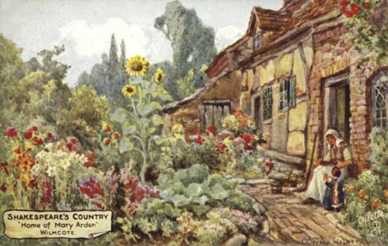 Dom Mary Arden, Wilmcote, Warwickshire autorstwa English School