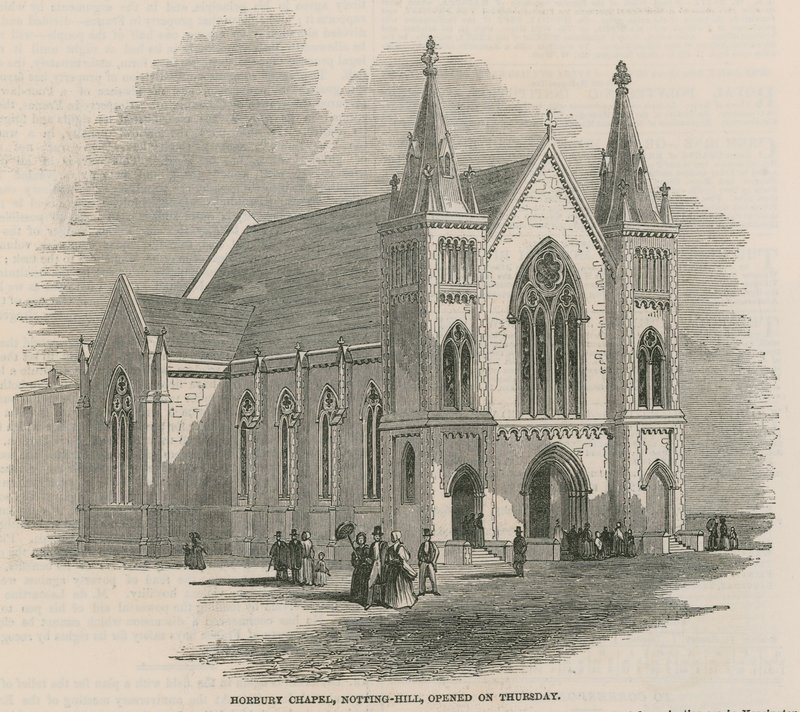 Kaplica Horbury, Notting Hill, Londyn autorstwa English School