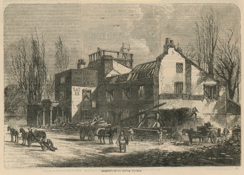 Tawerna Hornsey Wood House autorstwa English School