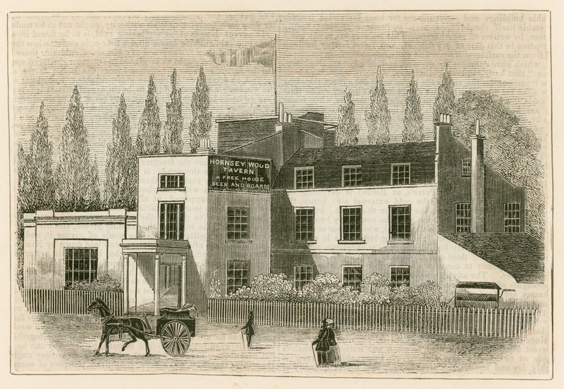Hornsey Wood House Tavern, Londyn autorstwa English School