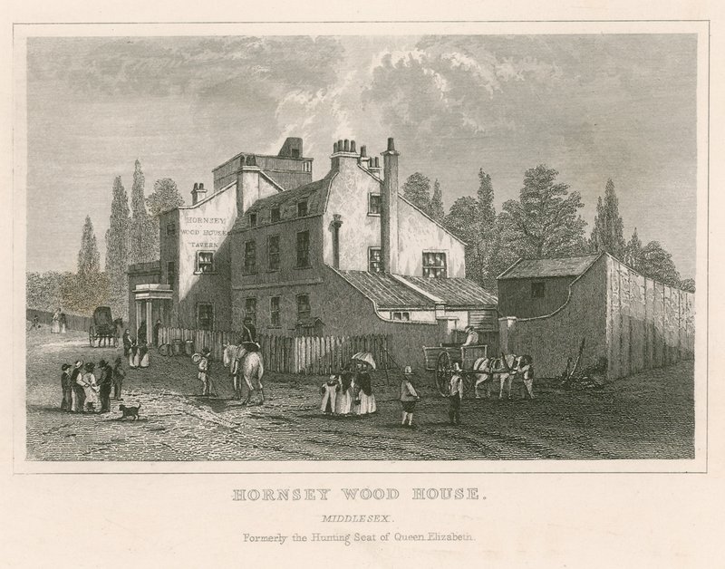 Hornsey Wood House Tavern, Londyn autorstwa English School
