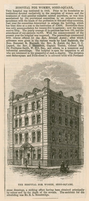 Szpital dla Kobiet, Plac Soho autorstwa English School