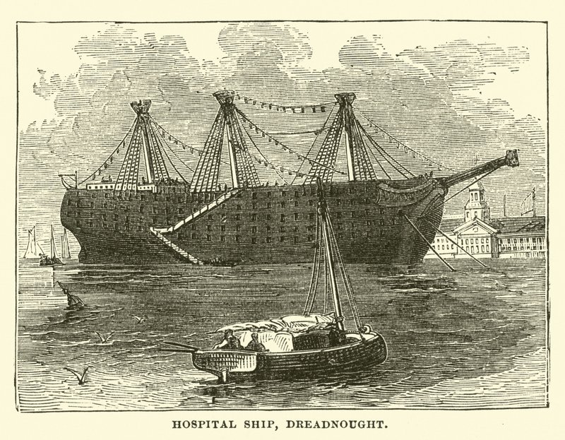 Statek szpitalny, Dreadnought autorstwa English School