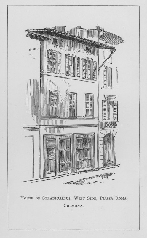 Dom Stradiuariusa, West Side, Piazza Roma, Cremona (rycina) autorstwa English School
