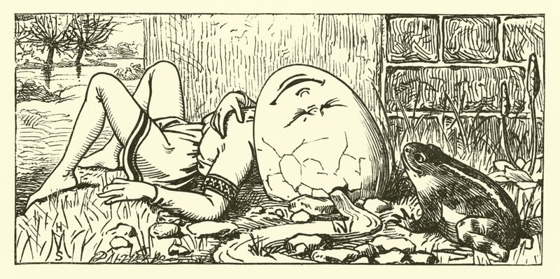 Humpty Dumpty autorstwa English School