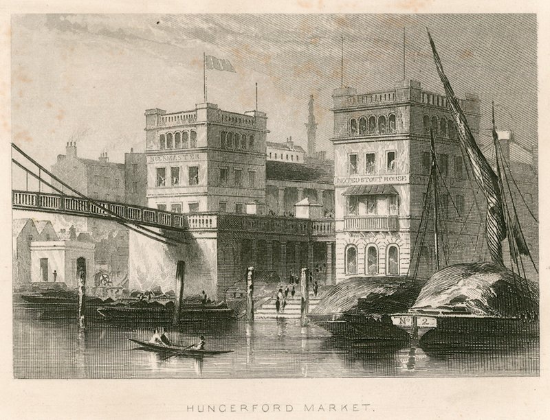 Targ Hungerford, Londyn autorstwa English School