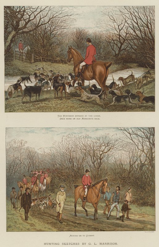Szkice myśliwskie (chromolitho) autorstwa English School