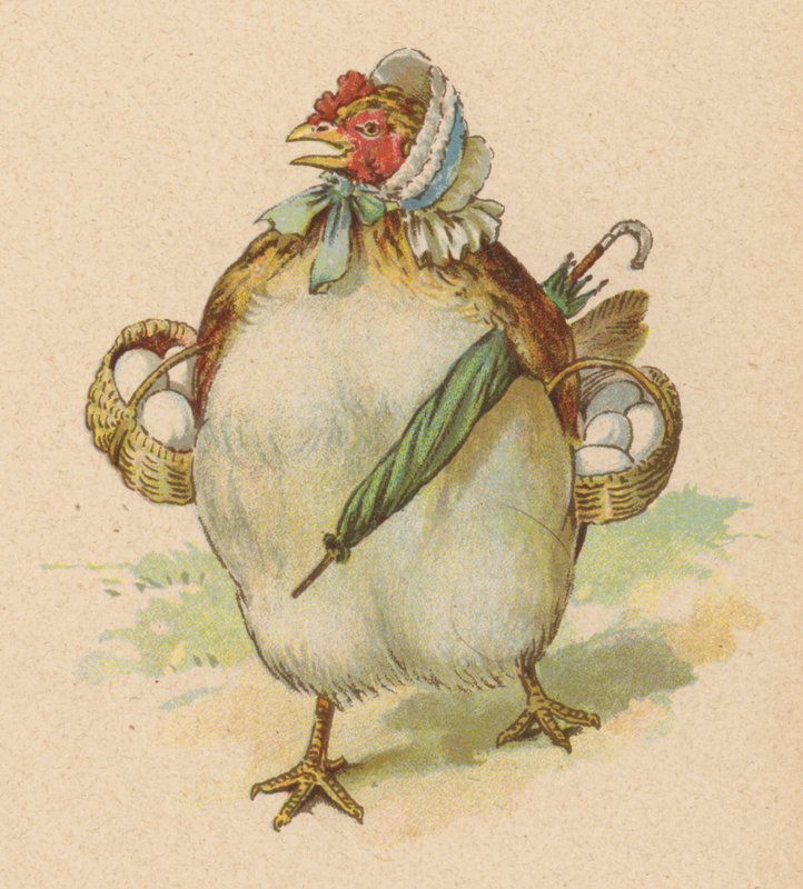 Miałem małą kurę, najładniejszą jaką widziałem (chromolitho) autorstwa English School