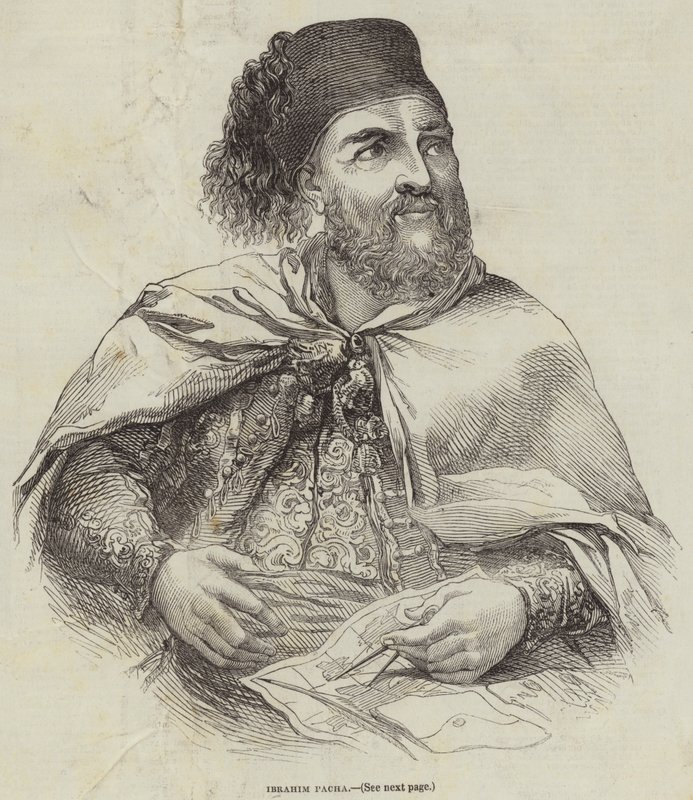 Ibrahim Pacha (Grawerowanie) autorstwa English School