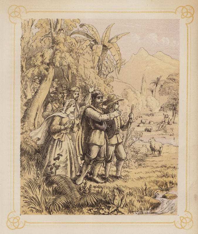 Ilustracja do książki Bunyana "Pilgrim