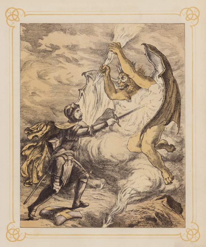 Ilustracja do książki Bunyana "Pilgrim