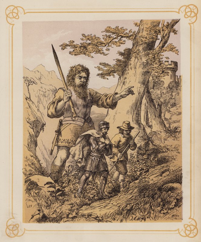 Ilustracja do książki Bunyana "Pilgrim