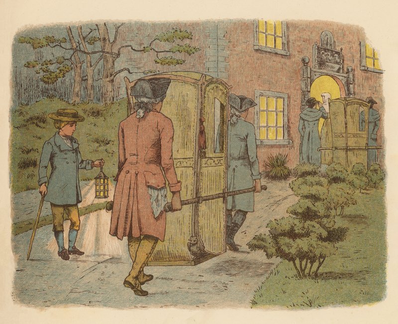 Ilustracja do filmu "Marzenia, tańce i rozczarowania" (kolorowa litografia) autorstwa English School